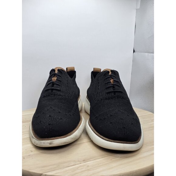 Cole Haan Mens 2.ZeroGrand Stitchlite C27568 Black Oxford Shoes Size 9M - Picture 2 of 9